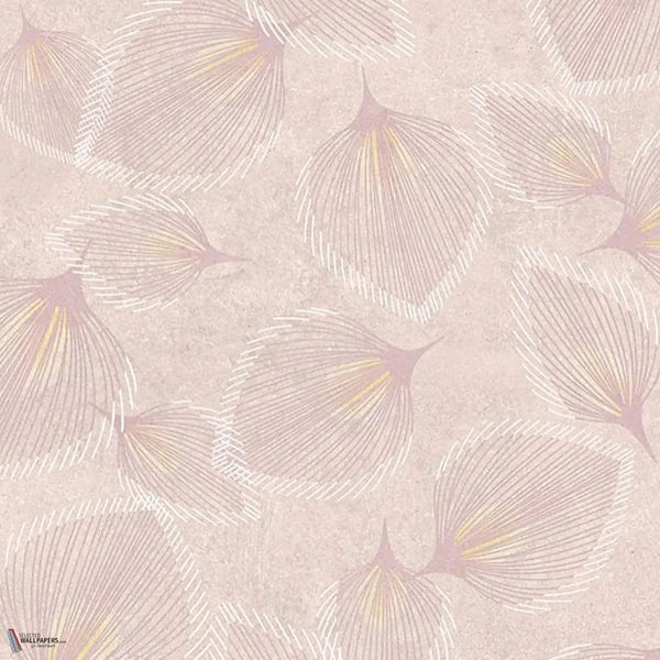Herbarium wallpaper in Rose by Tecnografica — colour swatch