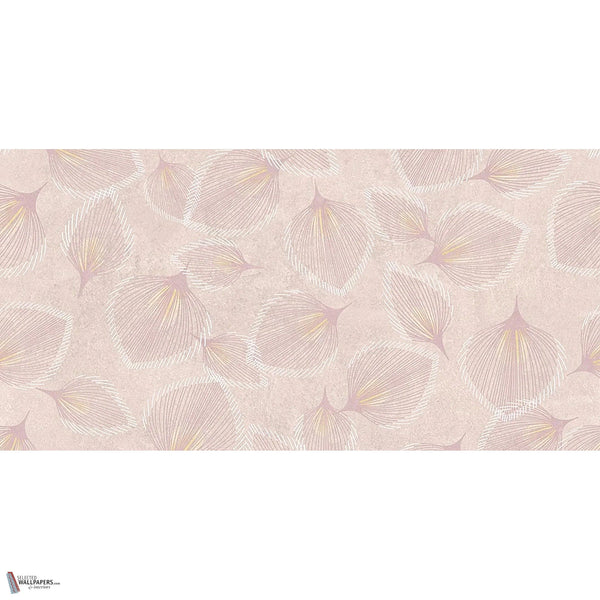 Herbarium wallpaper in Rose by Tecnografica — full design