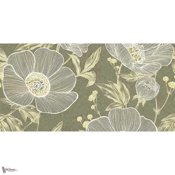 Heritage Tapete in Sage von Tecnografica — Gesamtdesign