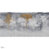 Japan Forest behang in Night van Tecnografica — volledig ontwerp