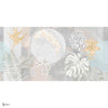 Kauai Flowers behang in Grey van Tecnografica — volledig ontwerp