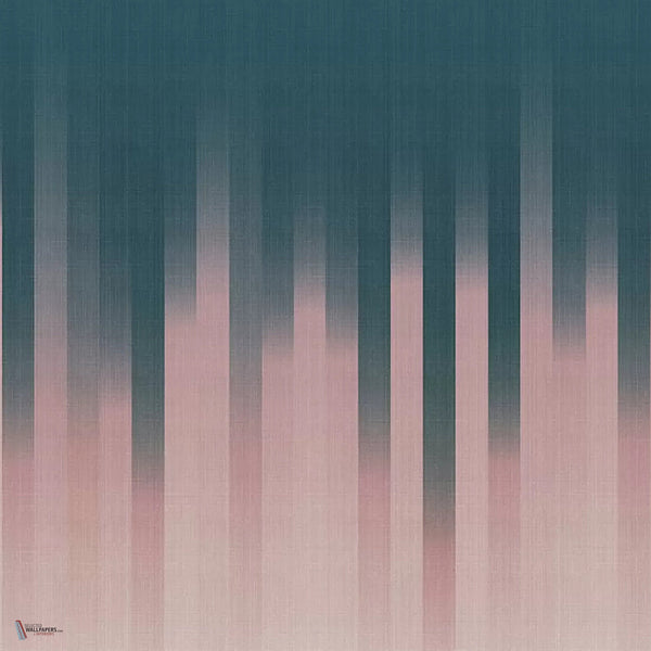 Komi behang in Blue Pink van Tecnografica — kleurstaal