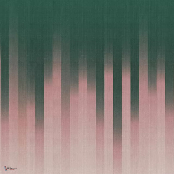 Komi behang in Green Pink van Tecnografica — kleurstaal