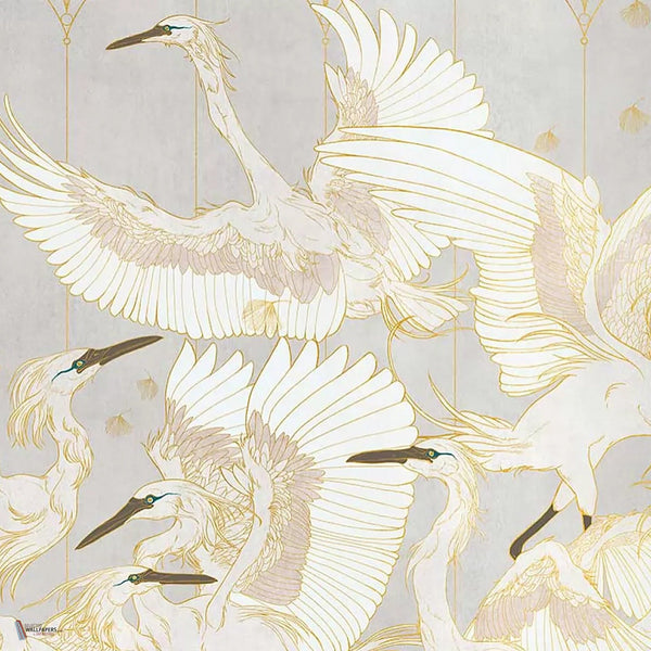 La Danse Tapete in Ivory von Tecnografica — Farbmuster