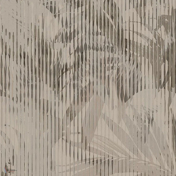 Leafcode behang in Grey Cream van Tecnografica — kleurstaal