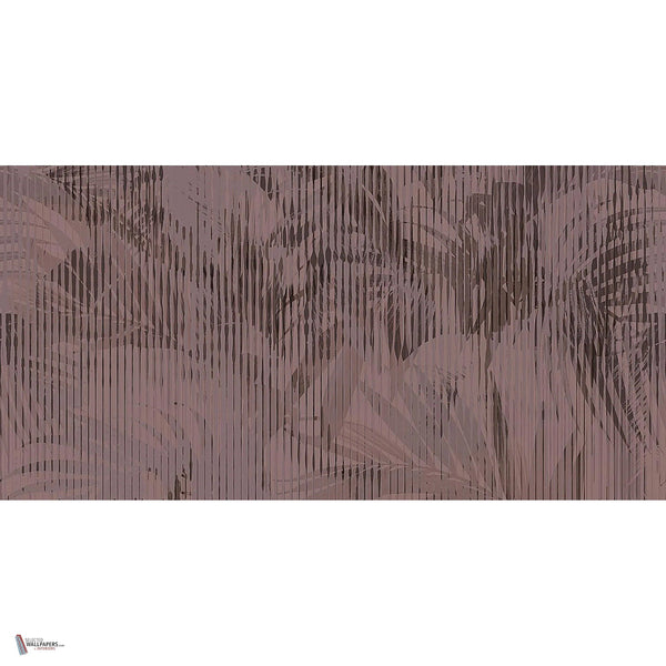 Leafcode behang in Mahogany van Tecnografica — volledig ontwerp