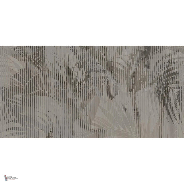 Leafcode behang in Mud van Tecnografica — volledig ontwerp