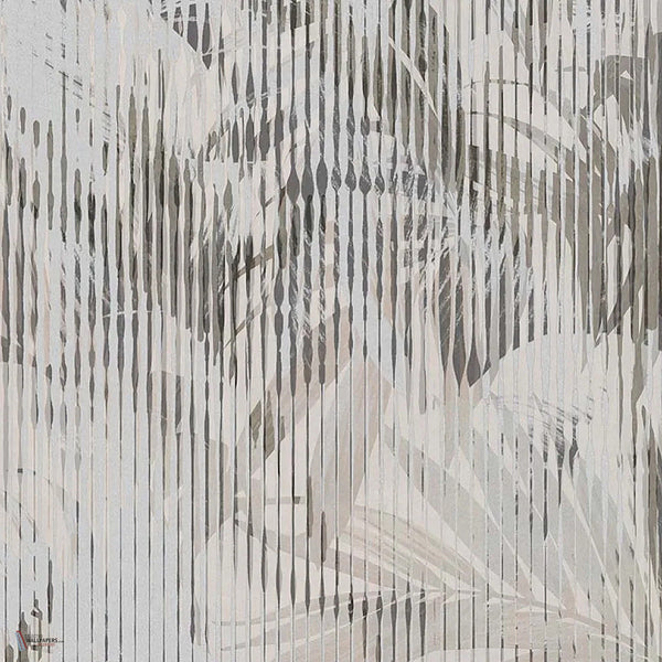 Leafcode behang in White van Tecnografica — kleurstaal