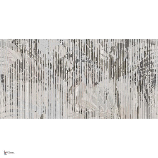 Leafcode behang in White van Tecnografica — volledig ontwerp