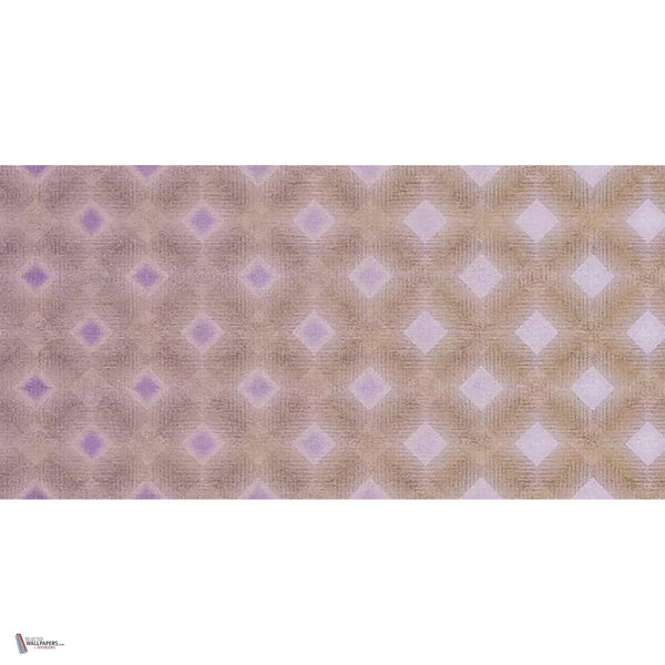 Lightweave behang in Violet van Tecnografica — volledig ontwerp