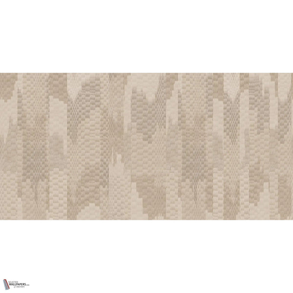 Loom wallpaper in Beige by Tecnografica — full design