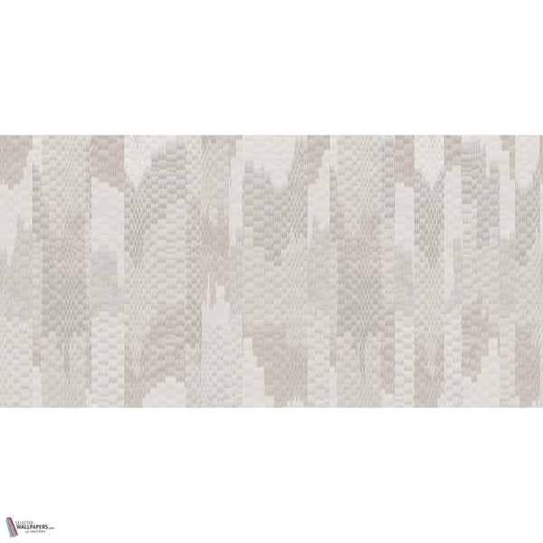 Loom wallpaper in Ivory by Tecnografica — full design