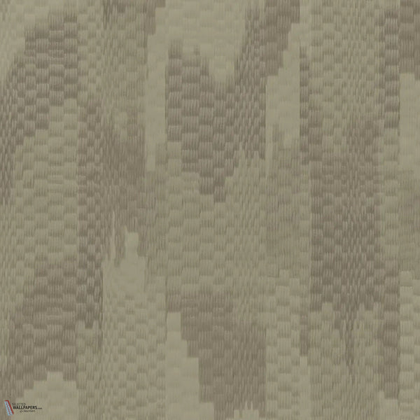 Loom wallpaper in Olive by Tecnografica — colour swatch