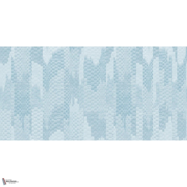 Loom wallpaper in Sky Blue by Tecnografica — full design