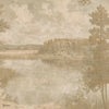 Love Poems behang in Ochre van Tecnografica — kleurstaal