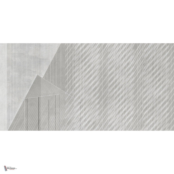 Luminfold wallpaper in Grey A by Tecnografica — full design