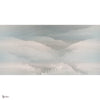 Mandragola behang in Foggy Blue van Tecnografica — volledig ontwerp