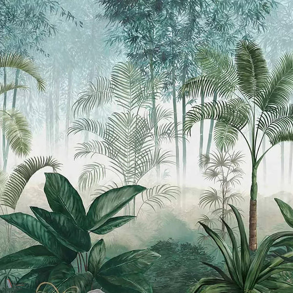 Morgan behang in Emerald A van Tecnografica — kleurstaal