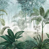 Morgan behang in Emerald White Sky A van Tecnografica — kleurstaal