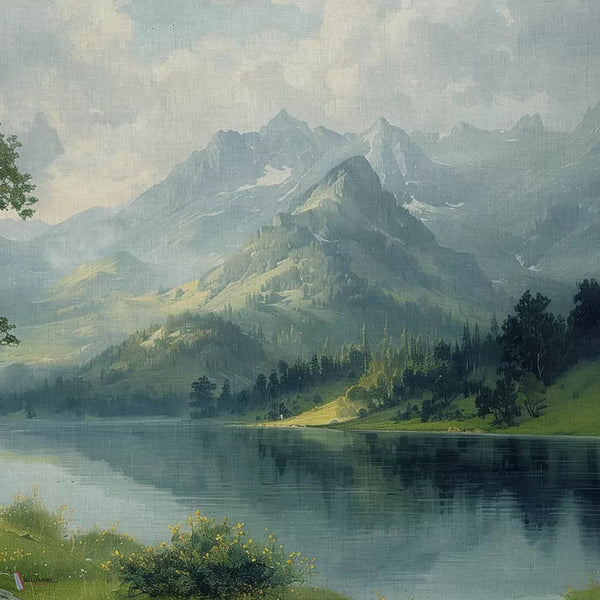 Mountain Serenity behang in Color van Tecnografica — kleurstaal