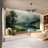 Mountain Serenity behang van Tecnografica — interieur