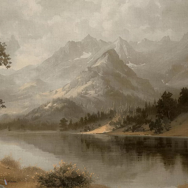 Mountain Serenity behang in Vintage van Tecnografica — kleurstaal
