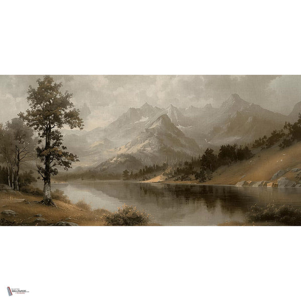 Mountain Serenity behang in Vintage van Tecnografica — volledig ontwerp