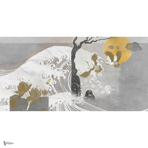 Nami Tapete in Grey von Tecnografica — Gesamtdesign