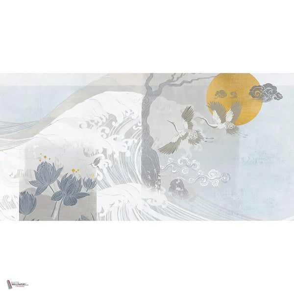 Nami Tapete in Ice von Tecnografica — Gesamtdesign