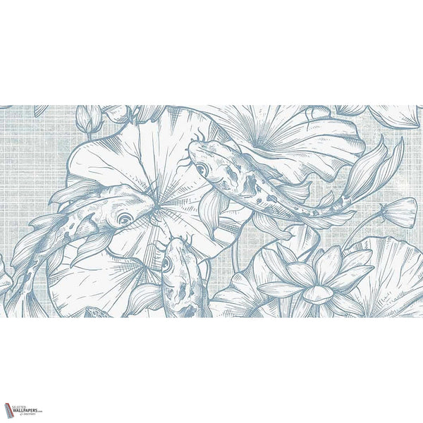 Nishiki wallpaper in Blueberry by Tecnografica — full design