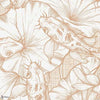 Nishiki wallpaper in Lobster by Tecnografica — colour swatch