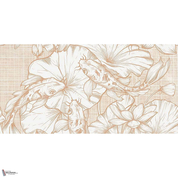 Nishiki wallpaper in Lobster by Tecnografica — full design