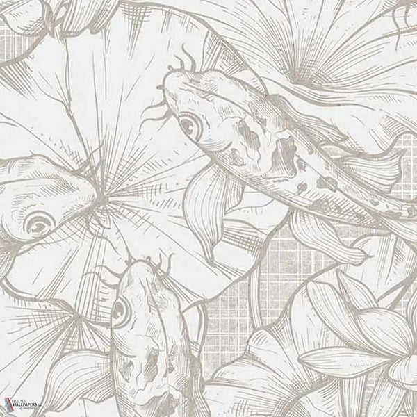 Nishiki wallpaper in Salt by Tecnografica — colour swatch