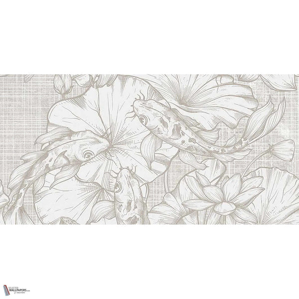 Nishiki wallpaper in Salt by Tecnografica — full design