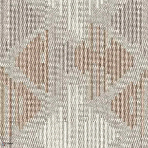 Nomad wallpaper in Terra by Tecnografica — colour swatch