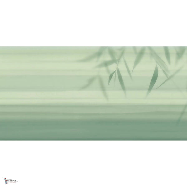 Oriental Breeze behang in Green A van Tecnografica — volledig ontwerp