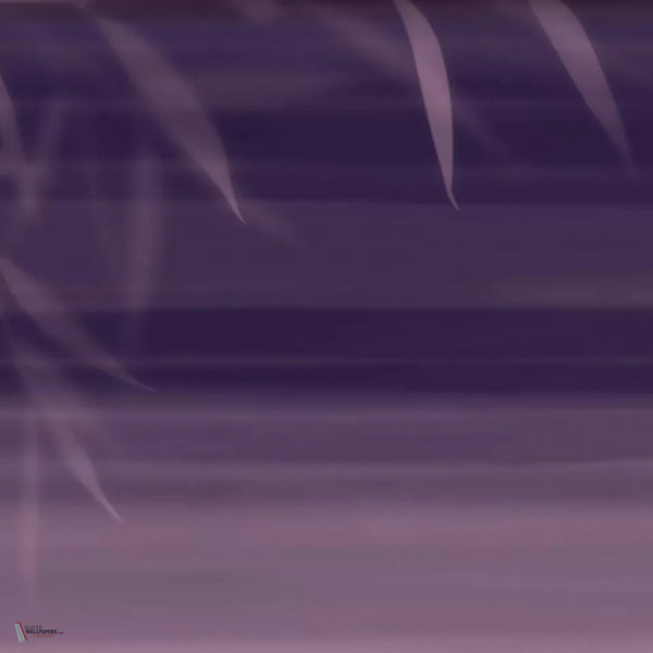 Oriental Breeze behang in Ultraviolet B van Tecnografica — kleurstaal