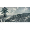 Out of the Woods behang in Blue A van Tecnografica — volledig ontwerp