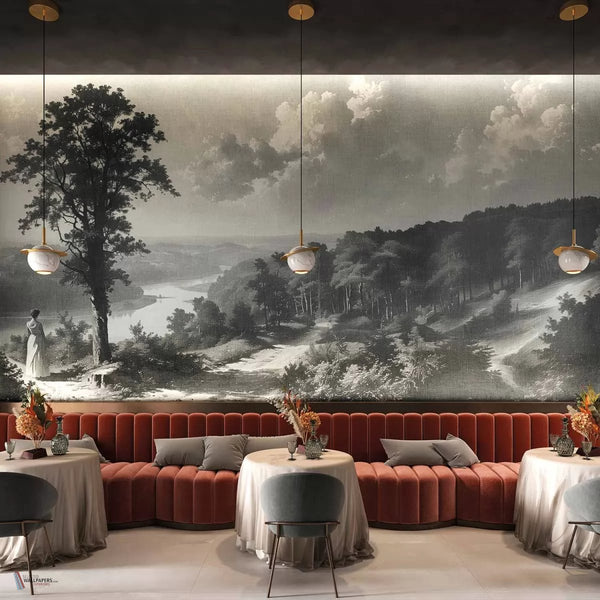Out of the Woods behang van Tecnografica — interieur