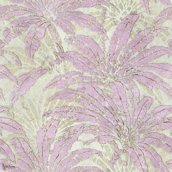 Palm wallpaper in Pink by Tecnografica — colour swatch