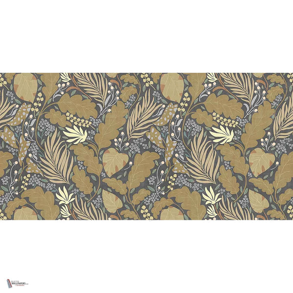 Paloma behang in Gold B van Tecnografica — volledig ontwerp