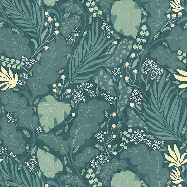 Paloma behang in Green B van Tecnografica — kleurstaal