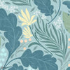 Paloma behang in Turquoise A van Tecnografica — kleurstaal