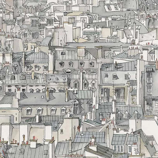 Paris wallpaper in Color Strong by Tecnografica — colour swatch