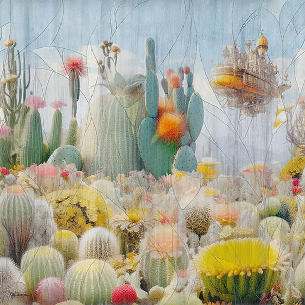 Peyote behang in Sunny van Tecnografica — kleurstaal