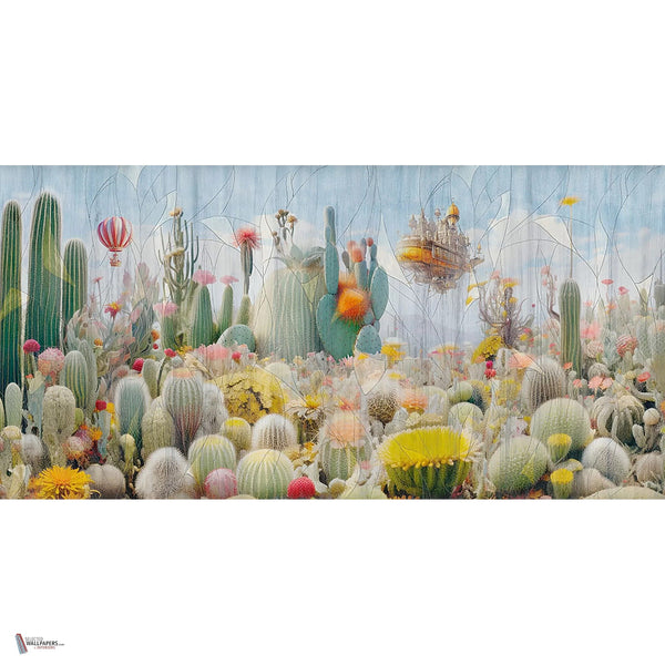 Peyote behang in Sunny van Tecnografica — volledig ontwerp