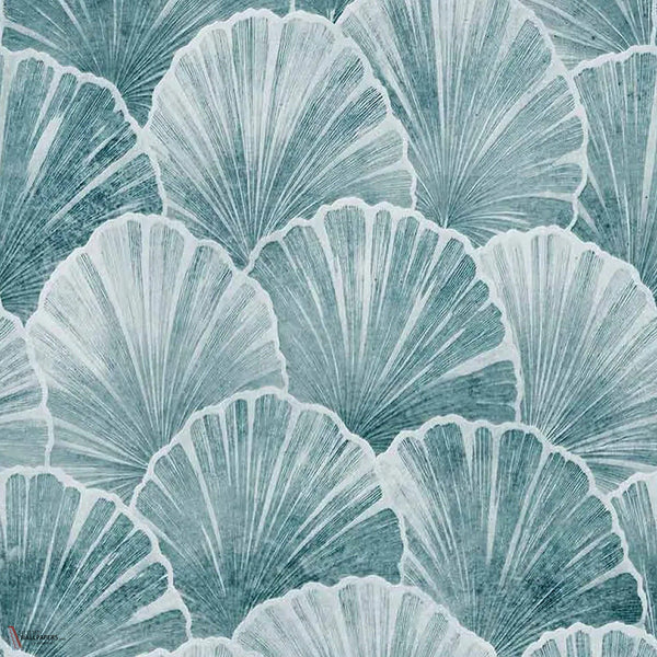 Plissé wallpaper in Aqua by Tecnografica — colour swatch