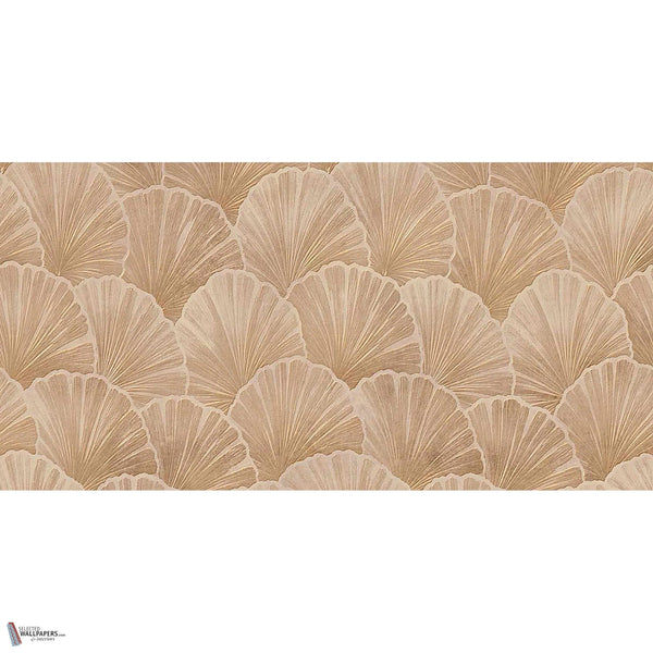 Plissé wallpaper in Beige by Tecnografica — full design