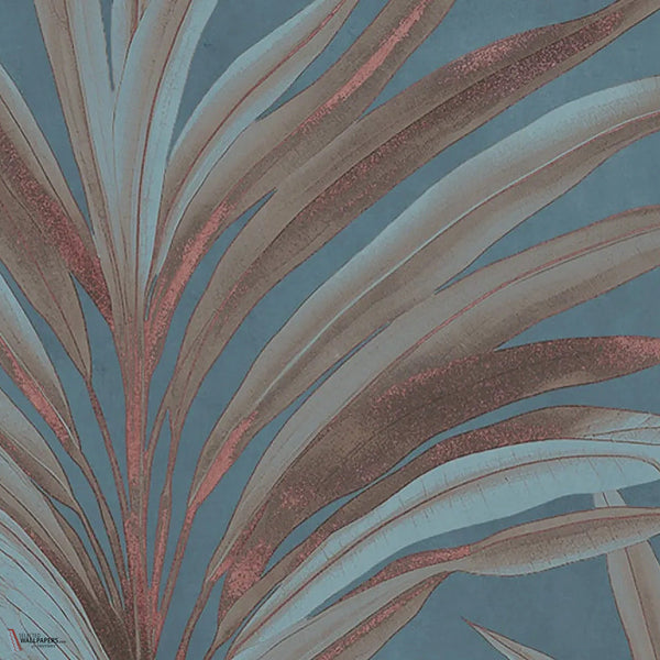 Plumea wallpaper in Blue by Tecnografica — colour swatch