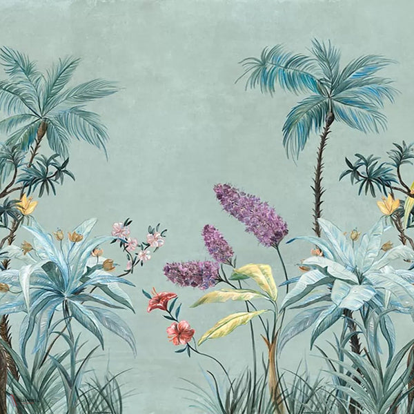 Polly behang in River van Tecnografica — kleurstaal